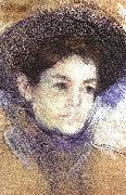 Mary Cassatt Portrait of a Woman  gg oil